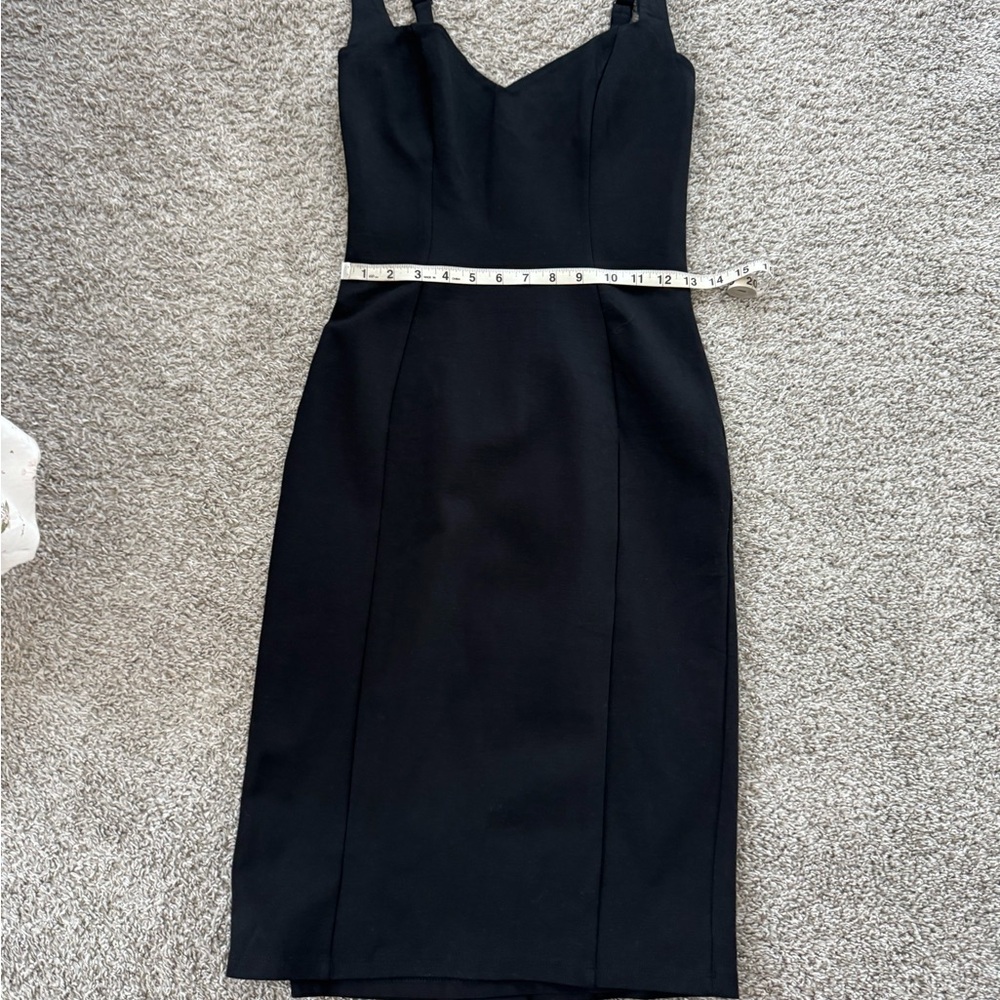 Vixen by Micheline Pitt - Medium - Elegant Black Wiggle Dress